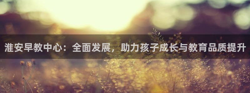 恒行3乃5O6917：淮安早教中心：全面发展，助力孩子成长与教育品质提升