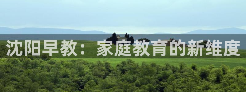 恒行娱乐见5ll533主管:沈阳早教:家庭教育的新维度