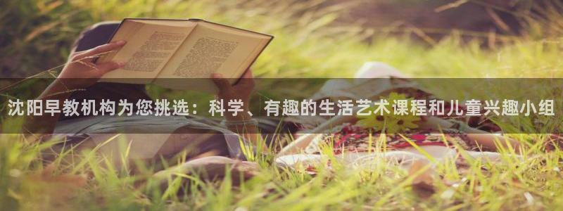 恒行代理总代主导 6ll5l：沈阳早教机构为您挑选：科学、有趣的生活艺术课程和儿