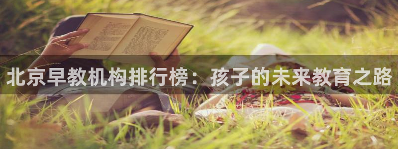 恒行代理总代主导 6ll5l：北京早教机构排行榜：孩子的未来教育之路