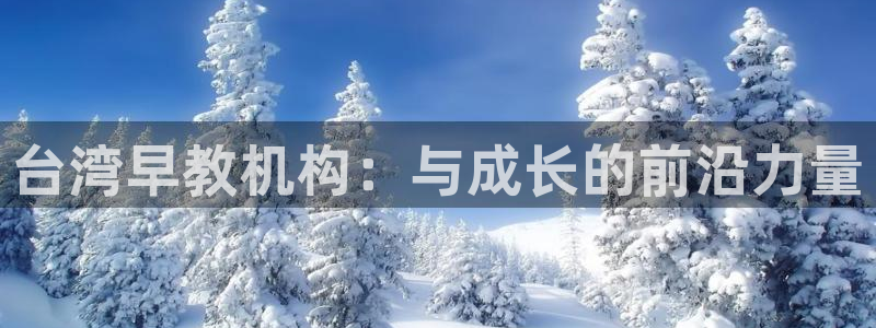 恒行2下74OO5:台湾早教机构:与成长的前沿力量