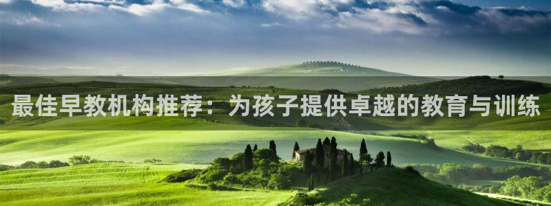 恒行代理总代主导 6ll5l：最佳早教机构推荐：为孩子提供卓越的教育与训练