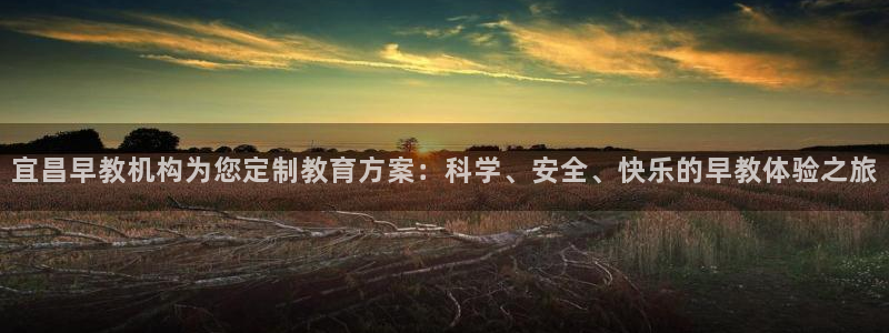 恒行2下74OOO5:宜昌早教机构为您定制教育方案:科学、安全、快乐的早教体验之