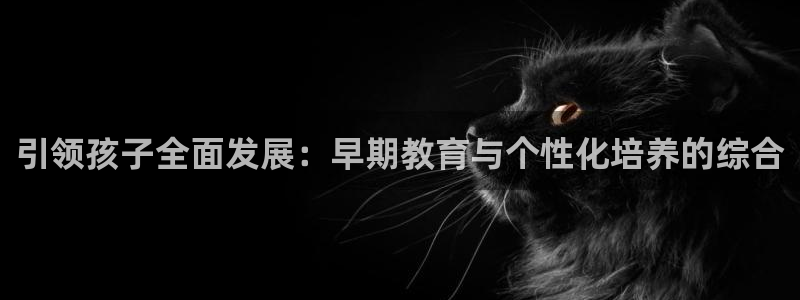 恒行主管总代6ll5l周至:引领孩子全面发展:早期教育与个性化培养的综合