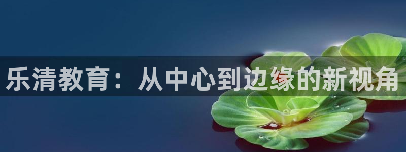 恒行2郑74OOO5:乐清教育:从中心到边缘的新视角