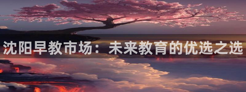 恒行2杨74OOO5:沈阳早教市场:未来教育的优选之选